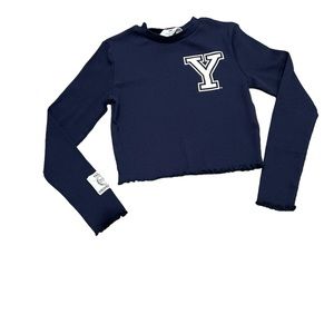 🟢 BUNDLE SALE 2 for $20 - NWOT Girls NAVY CROP TOP